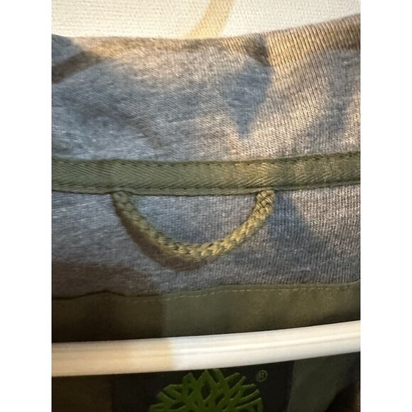 NWT Mens Timberland Fleece Lined Green water resistant windbreaker jacket SZ XL - Picture 11 of 12